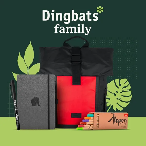 Miniatura 8 de Dingbats Atopen - Juego de 4 rotuladores de punta fina - 01 03 05 08 Negro