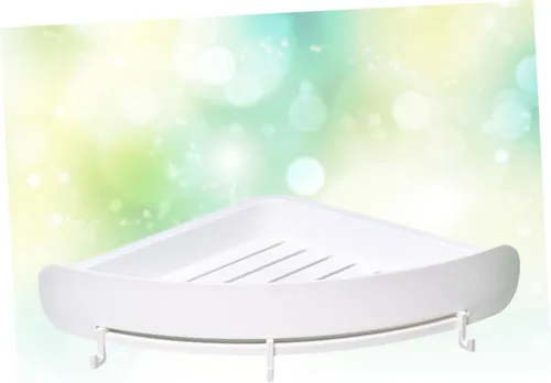 Miniatura 8 de Cabilock Cesta de ducha para baño, estante de almacenamiento con ventosa, estante montado en la pared, perfecto para cocina, inodoro y baño