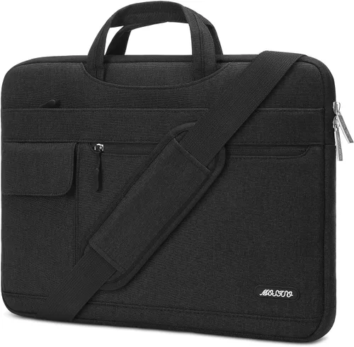 Miniatura 7 de MOSISO Bolsa de hombro para laptop compatible con MacBook Pro de 16 pulgadas M5 M4 M3 M2 M1 2026-2019/Pro 15 A1398, HP Acer Dell Lenovo ASUS Rosado