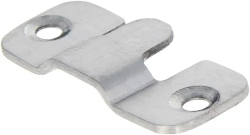 Miniatura 10 de Bettomshin 10 soportes de montaje empotrados, gancho de marco de fotos entrelazado de 1.69 x 0.75 pulgadas, gancho de clip de metal chapado en zinc