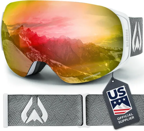 Miniatura 14 de Wildhorn Roca - Gafas de esquí para hombres y mujeres con protección antiempañamiento/arañazos 100% UV - Lente magnética - Gafas de nieve