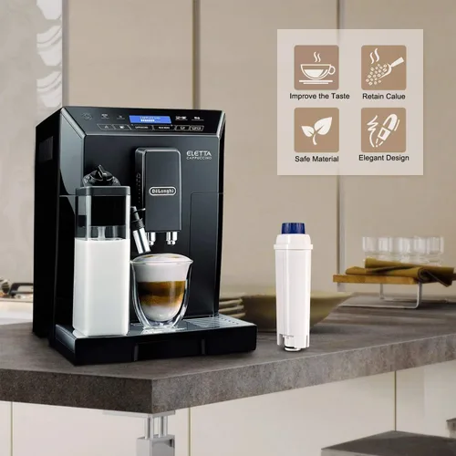 Miniatura 5 de Filtro para máquina de café Delonghi con suavizante de carbón activado, filtro de agua compatible con De'Longhi ECAM, Esam, ETAM, BCO, EC.