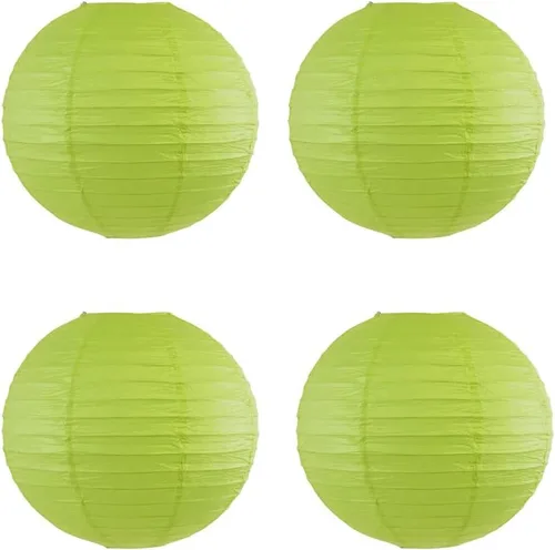 Miniatura 13 de 4 linternas de papel redondas para lámpara de papel, linternas de papel chinas, japonesas para colgar, para boda, cumpleaños, hogar, fiesta, Negro