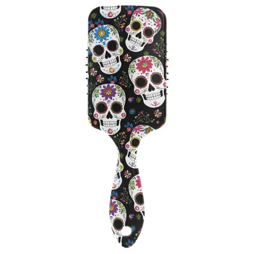 Miniatura 6 de Cepillo de pelo con estampado de leopardo y guepardo, cepillos desenredantes de plástico, cepillo de pelo natural para mujeres y hombres color1