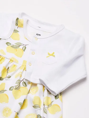 Miniatura 2 de Hudson Baby Baby Girls' Cotton Dress, Cardigan and Shoe Set
