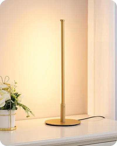 Miniatura 11 de EDISHINE Lámpara de Mesa LED Mejorada, Lámpara de Cabecera Regulable sin Escalones con 3 Temperaturas de Color, Lámpara de Mesita de Noche Moderna