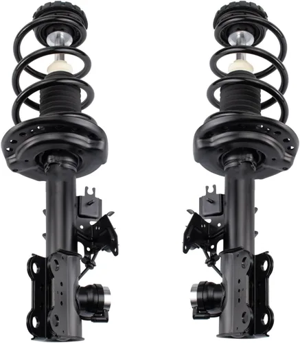 Miniatura 238 de TRQ Conjunto de Amortiguador y Resorte Delantero Cargado con Resorte Helicoidal Pre-ensamblado Compatible con Jeep Cherokee Limited AWD 14-22 Sin