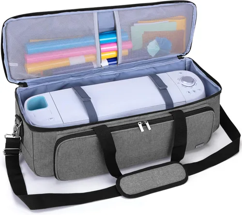 Miniatura 2 de Luxja bolsa de transporte compatible con la máquina troqueladora Cricut y suministros