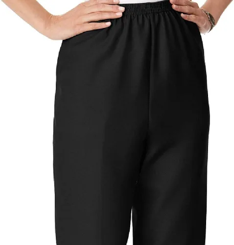 Miniatura 2 de Alfred Dunner Pantalones cortos de poliéster con cintura elástica para mujer