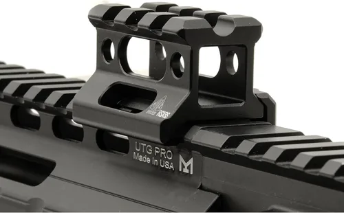 Miniatura 3 de Leapers MT-RSX8S Inc., UTG Soporte elevador Picatinny de ranuras SS, Negro, 0.83