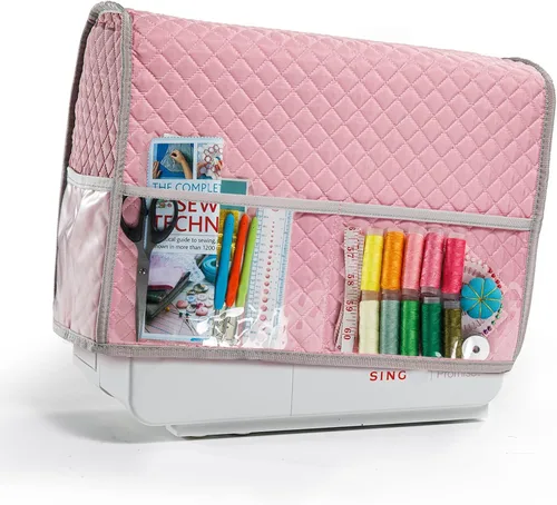 Miniatura 7 de BAGSFY Funda para máquina de coser para Brother, cubierta de polvo para máquina de coser para Singer, cubiertas de almacenamiento acolchadas