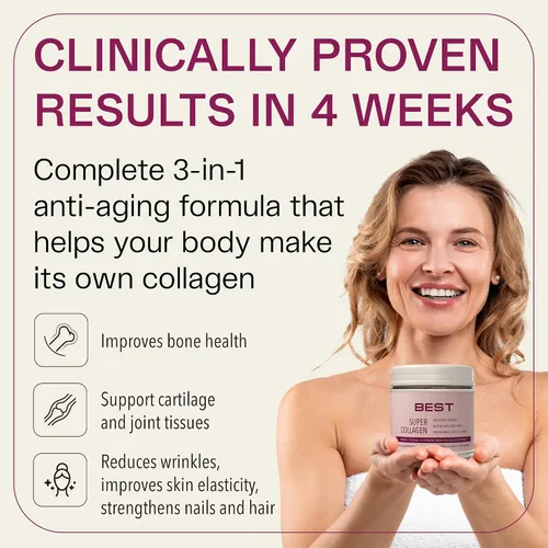 Miniatura 3 de FORTIBONE® Colágeno - 3 péptidos de colágeno bioactivos clínicamente apoyados con FORTIBONE®, FORTIGEL®, VERISOL® colágeno sin sabor para mujeres