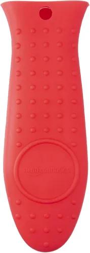 Miniatura 3 de Amazon Basics Soporte de silicona para olla, sartén caliente, funda rectangular para cocina, color rojo, 5.6 pulgadas de largo x 1.9 pulgadas