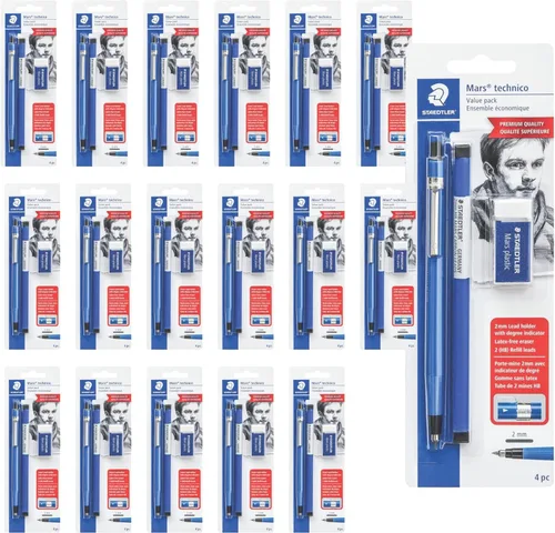 Miniatura 8 de Staedtler Mars 780SBK juego de lapicero técnico, Azul Paquete de 1