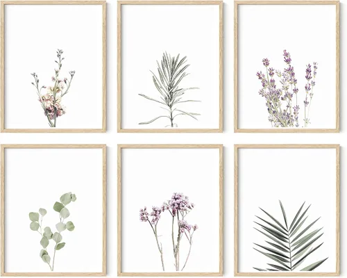 Miniatura 43 de HAUS AND HUES Impresiones de arte asiático, juego de 6 decoraciones japonesas contemporáneas de pared, pinturas de hokusai, carteles de ondas, Juego
