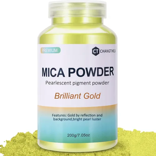 Miniatura 33 de CHANGTIKEJI Polvo de mica – 81 colores – 0.35 oz/botella de pigmento natural en polvo para resina epoxi, fabricación de jabón, fabricación de velas