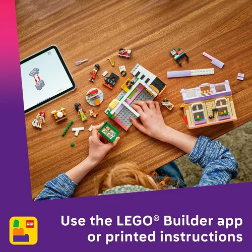 Miniatura 6 de LEGO Friends Music Store & Apartment Building Set – Conjunto de juego interactivo de narración de historias para niñas y niños a partir de 7 años