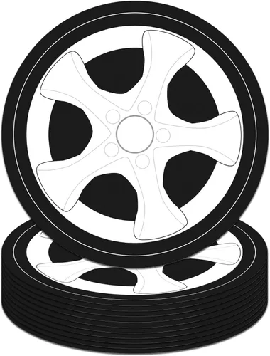 30 piezas de platos de papel de carreras de 9 pulgadas, platos de coche de carreras, suministros de fiesta de cumpleaños de coche de carreras,
