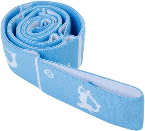 Miniatura 2 de Paquete de 2 Bandas Elásticas de Estiramiento Ajustables para Niños - Bandas Elásticas de 8 Bucles para Ballet, Latín, Yoga, Gimnasia y Estiramiento