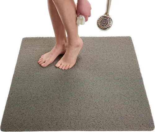 Miniatura 28 de Tapete de ducha antideslizante para bañera - Tapete de baño de lufa para baño - Tapete de baño de 40 x 16 pulgadas - Alfombra de baño antideslizante