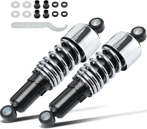 Miniatura 8 de MoKitDora 267mm/10.5" Kit de Suspensión de Amortiguador Trasero Slammer de Bajada para Harley 1980-up Touring, 1983-up Sportster, y 1991-up Dyna, 1