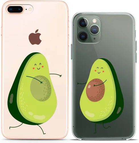 Miniatura 12 de Fundas a juego para parejas compatibles con iPhone 16 15 14 13 12 11 Pro Max Mini Xs X 6s 8 Plus 7+ Xr 10 SE 5 Girlfriend Cat Silicone Pair Cover