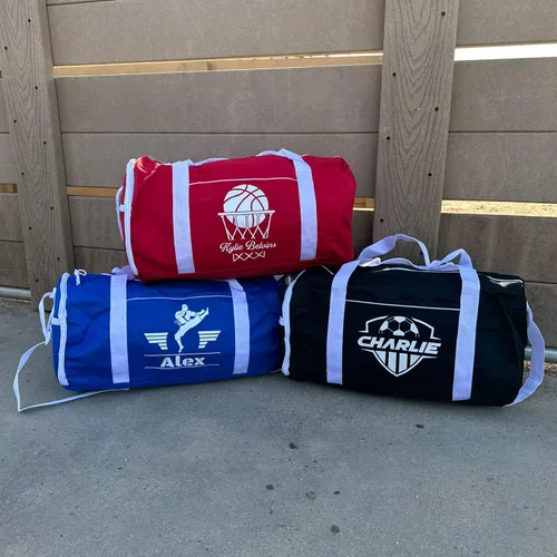 Miniatura 4 de Bolsa de lona personalizada para deportegimnasio, boxeo, fútbol, gimnasia, danza, béisbol, fútbol, baloncesto, artes marciales, Negro -, Boxeo