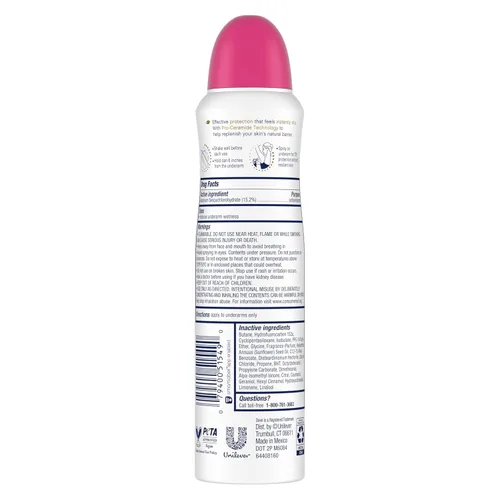 Miniatura 2 de Dove Advanced Care - Desodorante antitranspirante en aerosol para mujeres, paquete de 3 unidades de fruta del dragón y crema de coco, 72 horas