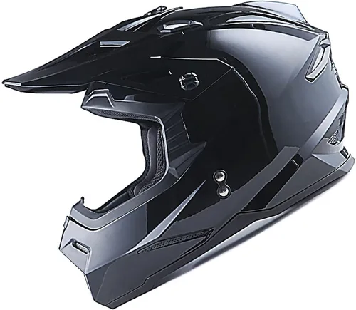 Miniatura 18 de 1Storm - Casco de motocross para adultos, BMX, MX, ATV, Dirt Bike, motocicleta cuádruple de cuatro ruedas, estilo de carreras, HF801 Sonic Blue