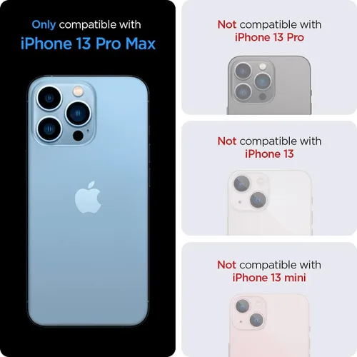 Miniatura 2 de Spigen Tough Armor [tecnología de protección extrema] diseñada para iPhone 13 Pro Max Case (2021) - Negro