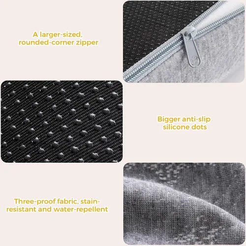 Miniatura 5 de Protectores de riel de cama para niños pequeños con almohadilla, protector de parachoques plegable de espuma con almohadillas dobles