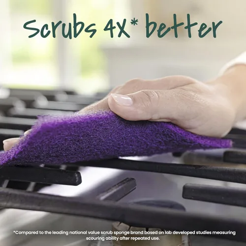 Miniatura 6 de Scotch-Brite Extreme Scrub Scour Pad 77222-R, 2 unidades/paquete, 6 paquetes/caja, 6 paquetes por caja