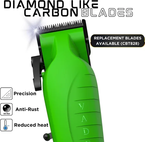 Miniatura 3 de Supreme Trimmer Vader Clipper con Cuchilla Cónica DLC STC5098 210 Min Tiempo de Funcionamiento 7500 RPM Cortadora de Cabello Motor Profesional