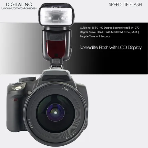 Miniatura 3 de Flash Speedlite con pantalla LCD compatible con Canon EOS R100