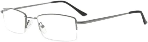 Miniatura 17 de Eyekepper Anteojos de lectura con bisagras de resorte con puente de titanio de memoria flexible para hombres y mujeres (negro, +0.50)