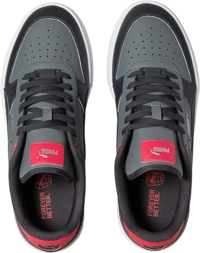 Miniatura 4 de PUMA Zapatos deportivos Caven para hombre, Dime Flat Medium Gray-Flat Dark Gray-for All Time Red
