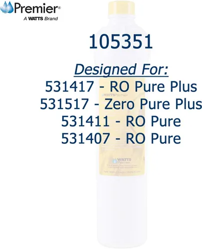 Miniatura 2 de Watts Premier 105351 RO Pure Carbon Pre-filtro, amarillo (paquete de 2)