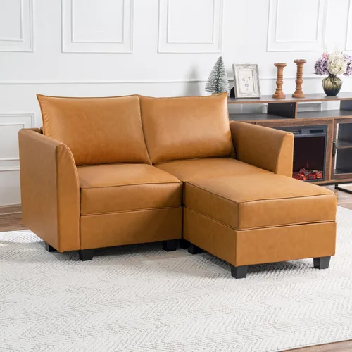 Miniatura 13 de Naomi Home Elizabeth - Sofá modular modular convertible en forma de U con diván de gran tamaño, para sala de estar grande, sofá seccional