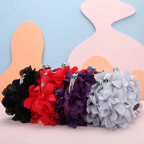 Miniatura 8 de Fawziya Carteras con corte floral para mujer, bolsos y embragues de noche