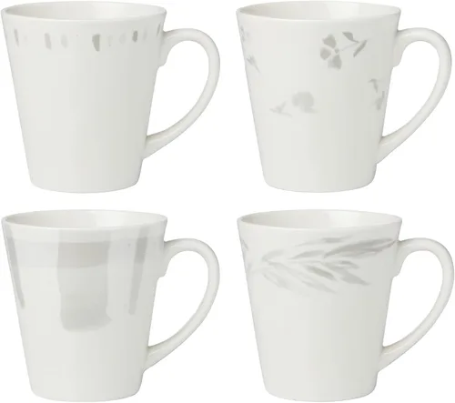 Miniatura 8 de Lenox 894223 Oyster Bay - Vajilla de 12 piezas, servicio para 4, color blanco