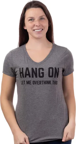Miniatura 2 de Camisetas divertidas para mujer, con frase sarcástica y con cuello en V