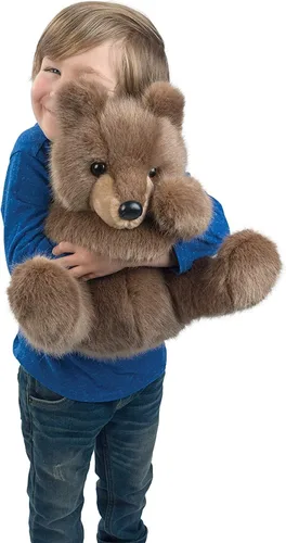 Miniatura 2 de Douglas Truman DLUX - Peluche de oso de peluche de 14 pulgadas, color gris