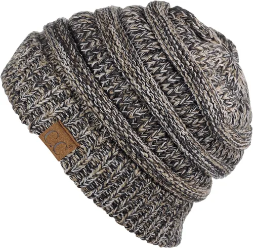 Miniatura 132 de C.C Trendy Warm Chunky Soft Stretch Cable Knit Beanie