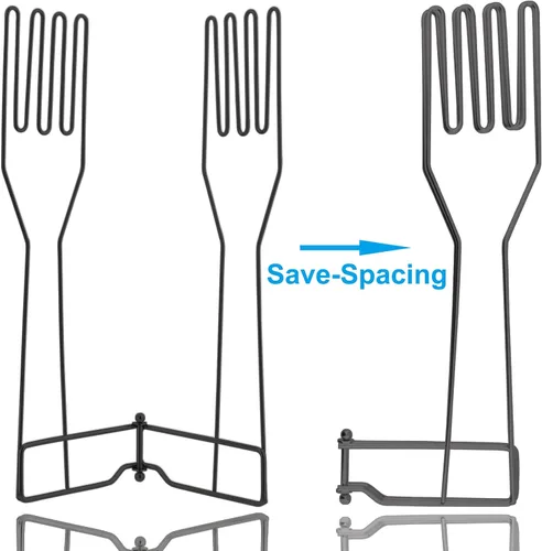 Miniatura 5 de Guantes de cocina Estante de secado, SUS 304 acero inoxidable plato guantes titular Negro