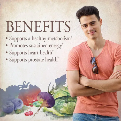 Miniatura 2 de Garden of Life Once Daily Multivitamínico de Alimentos Integrales para Hombres, Vitaminas y Minerales Orgánicos para Hombres, Vitamina C, Zinc