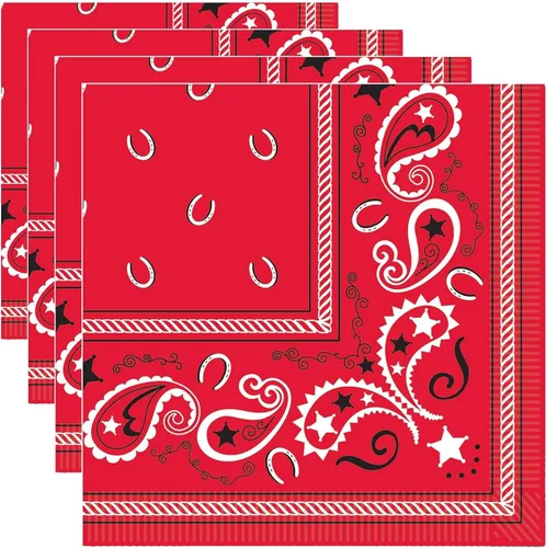 Miniatura 7 de Cowboy Bandana Beverage Servilletas: Paquete de 16