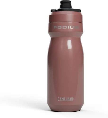 Miniatura 19 de CamelBak Podium Steel - Botella de agua térmica para bicicleta de acero inoxidable, color piedra, 18 oz
