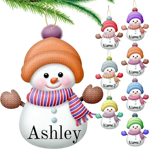 Miniatura 24 de Mantel de chimenea, adornos de Navidad personalizados para la familia, 2025, medias personalizadas, familia de 2, 3, 4, 5, 6 nombres, adorno