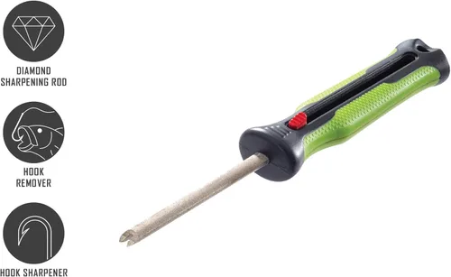 Miniatura 2 de SMITH'S MR. Crappie 51195 - Afilador de anzuelos y púas, color verde
