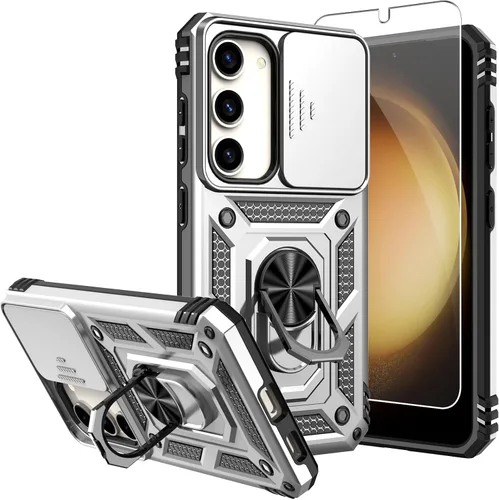Miniatura 8 de Funda para Galaxy S23 de 6.1 pulgadas, con protectores de pantalla y funda para cámara, [grado militar] de 16 pies. Funda a prueba de caídas